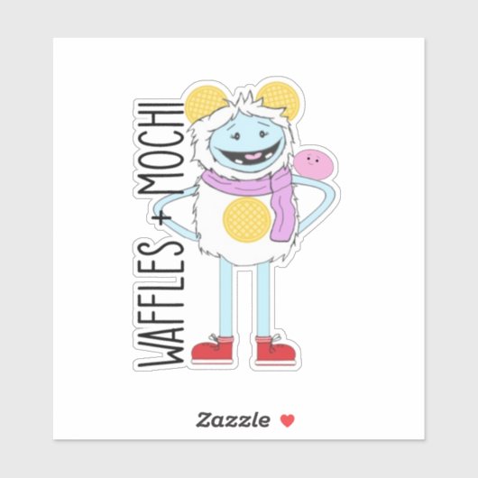 Waffles&Mochi-Vinyl Sticker (Vel)