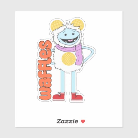 Waffles&Mochi-Waffles Vinyl Sticker (Vel)