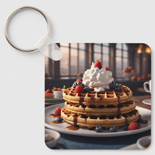 Waffles Sleutelhanger (Voorkant)