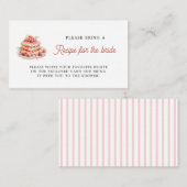 Waffles Vrijgezellenfeest Recept aanvraag kaart (Voorkant / Achterkant)