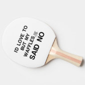 WAFFLES ZEI NEEN TAFELTENNISBATJE (Zijkant)