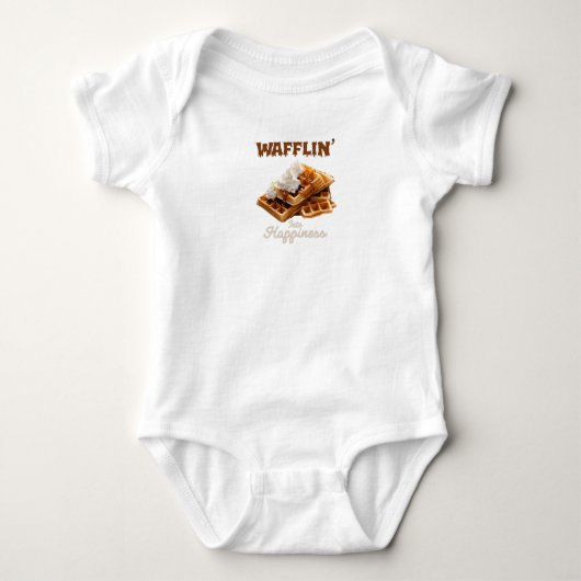 Wafflin’ naar geluk romper (Voorkant)
