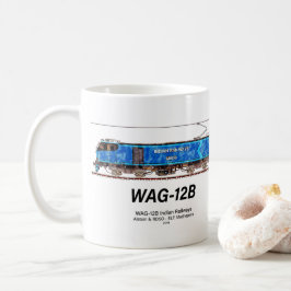 WAG-12B locomotief. goederentrein van de Indiase s Koffiemok