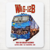 WAG-12B locomotief. goederentrein van de Indiase s Muismat (Voorkant)