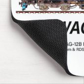 WAG-12B locomotief. goederentrein van de Indiase s Muismat (Hoek)