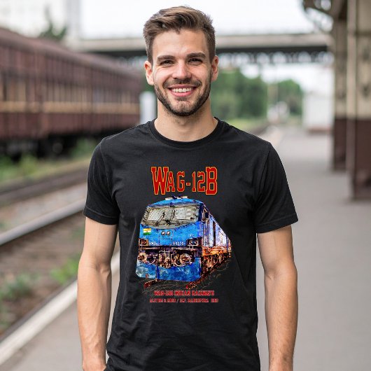 WAG-12B locomotief. goederentrein van de Indiase s T-shirt