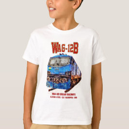WAG-12B locomotief. goederentrein van de Indiase s T-shirt