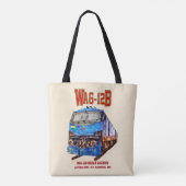 WAG-12B locomotief. goederentrein van de Indiase s Tote Bag (Achterkant)