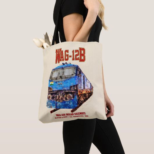 WAG-12B locomotief. goederentrein van de Indiase s Tote Bag (Dichtbij)