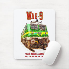 WAG-9 locomotief. goederentrein van de Indiase spo Muismat