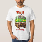 WAG-9 locomotief. goederentrein van de Indiase spo T-shirt (Voorkant)