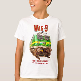 WAG-9 locomotief. goederentrein van de Indiase spo T-shirt