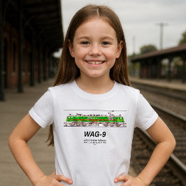 WAG-9 locomotief. goederentrein van de Indiase spo T-shirt