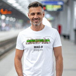 WAG-9 locomotief. goederentrein van de Indiase spo T-shirt