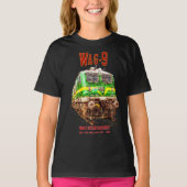 WAG-9 locomotief. goederentrein van de Indiase spo T-shirt (Voorkant)