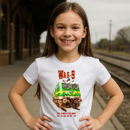WAG-9-locomotief. Goederentrein van Indian Railway T-shirt
