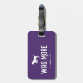 Wag meer zorgen minder bagagelabel (Achterkant verticaal)