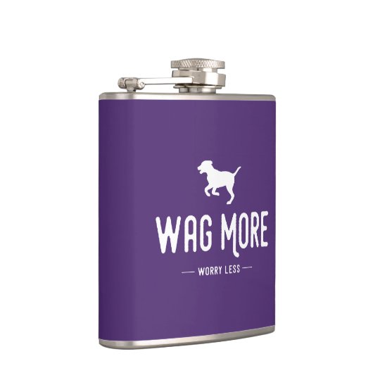 Wag meer zorgen minder heupfles (Rechts)