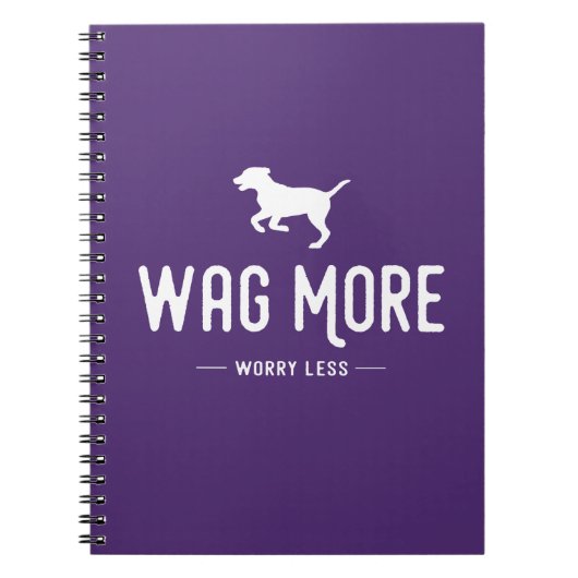 Wag meer zorgen minder notitieboek (Voorkant)