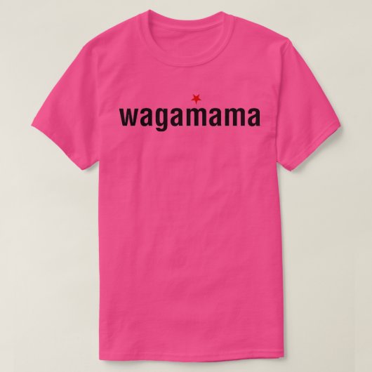 wagamama (2) t-shirt (Design voorkant)