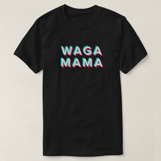 Wagamama Tik Tok-ontwerp T-shirt (Design voorkant)