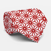 Wagara - Asanoha (Leaf) Stropdas (Opgerold)