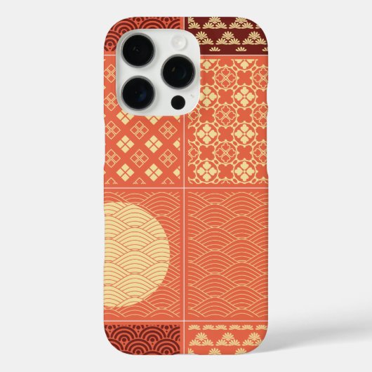 Wagara Mix Patchwork patroon Case-Mate iPhone Case (Achterkant)