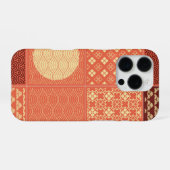Wagara Mix Patchwork patroon iPhone Hoesje (Achterkant horizontaal)