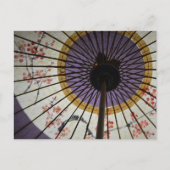 Wagasa (traditional Japanese umbrella) Briefkaart (Voorkant)