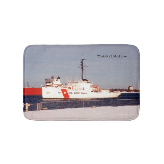 WAGB 83 Mackinaw witte badmat (Voorkant)