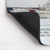 WAGB 83 Mackinaw witte muismat (Hoek)
