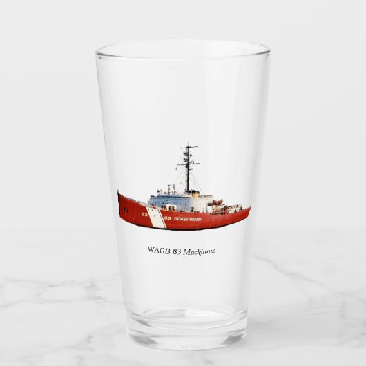 WAGB 83 Rood makreel glas (Voorkant)