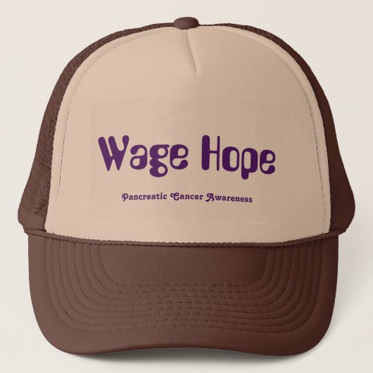 Wage Hope Trucker Hat Pet (Voorkant)