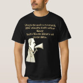 Wage is not a reward t-shirt (Voorkant)