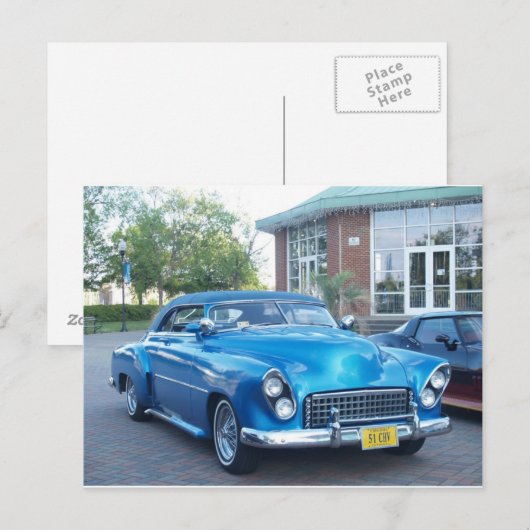 wagen briefkaart (Voorkant / Achterkant)