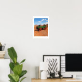 Wagen in Monument Valley Poster (Thuiskantoor)