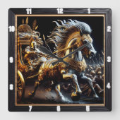 Wagen van Obsidian: Flash of Steel Vierkante Klok (Voorkant)