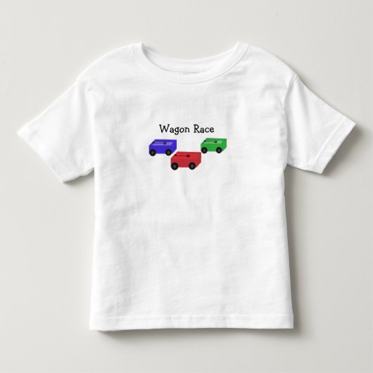 Wagenrace Kinder Shirts (Voorkant)