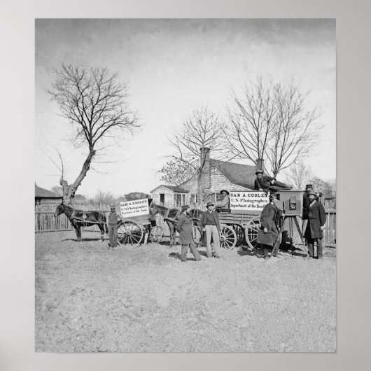 Wagens en camera van Sam A Cooley Photograaf Poster (Voorkant)