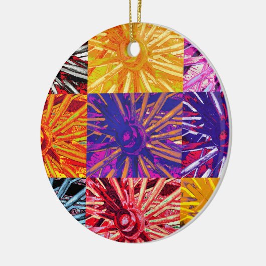 WAGENWIEL KERAMISCH ORNAMENT (Links)