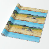Wagenwielen Cadeaupapier (Uitgerold)