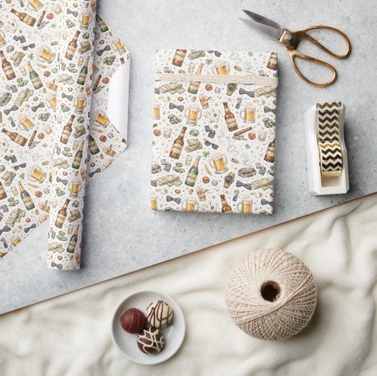 Wagers & Cheers – Waterverf Afscheid Van De Vrijge Cadeaupapier (Crafts)