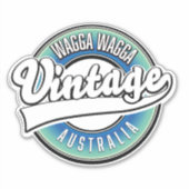 Wagga Wagga australië. Sticker (Voorkant)