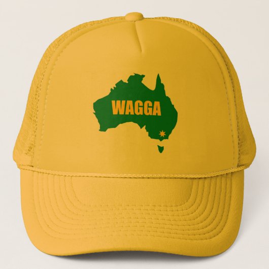 Wagga Wagga Green en Gold Map Pet (Voorkant)
