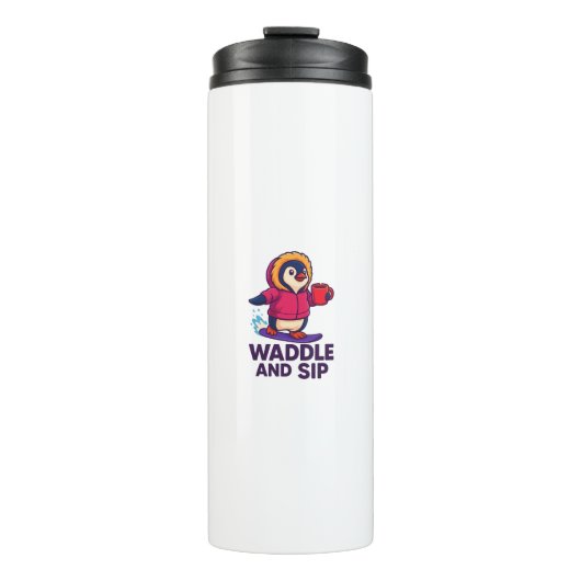 Waggel en Slurp Thermosbeker (Voorkant)