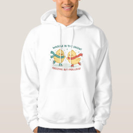 Waggel in de Sneeuw Kuikens Kerstmis Zweetshirt  Hoodie