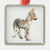 Waggle Metalen Ornament (Voorkant)