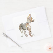 Waggle Vierkante Sticker (Envelop)