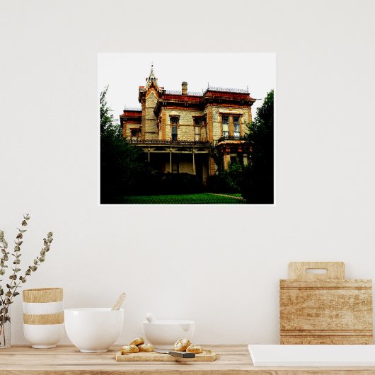 Waggoner Mansion, Decatur, Texas Poster (Keuken)