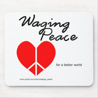 Waging Peace Heart Mousepad Muismat